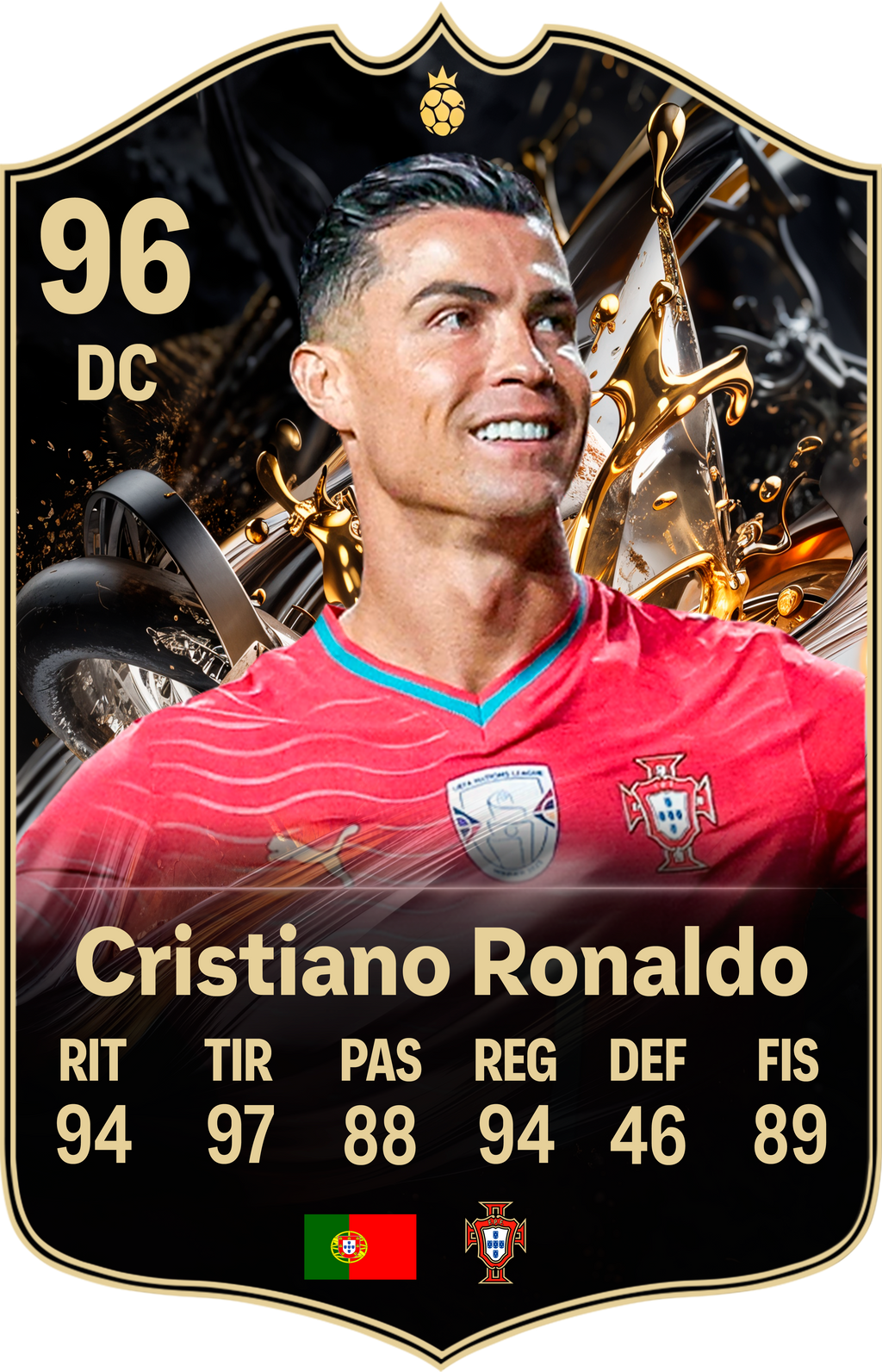 Diseño 2 — carta Cristiano Ronaldo