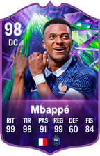 Carta coleccionable Kylian Mbappé en foamex 5 mm — Regalos de Fútbol