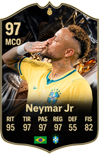 Diseño 1 — carta Neymar Jr