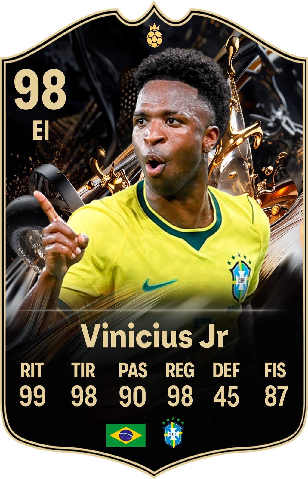 Diseño 2 — carta Vinicius Jr