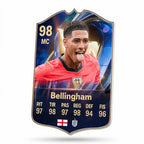 Diseño 1 — carta 3D de Bellingham en foamex — Regalos de Fútbol