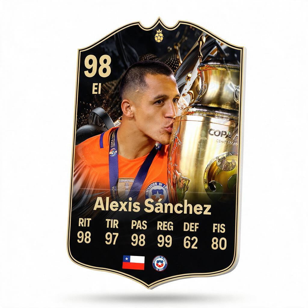 Diseño 1 — carta 3D de Alexis en foamex — Regalos de Fútbol