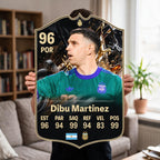 Diseño 2 — carta gigante de Dibu Martínez — Regalos de Fútbol