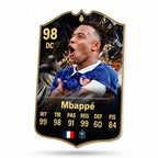 Diseño 2 — carta 3D de Mbappé en foamex — Regalos de Fútbol