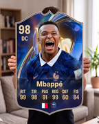 Diseño 7 — carta gigante de Mbappé — Regalos de Fútbol