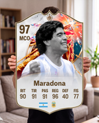 Carta gigante de Maradona tamaño Grande — Regalos de Fútbol