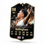 Diseño 4 — carta 3D de Bellingham en foamex — Regalos de Fútbol