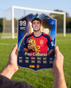 Carta coleccionable de Cubarsí en la cancha — Regalos de Fútbol