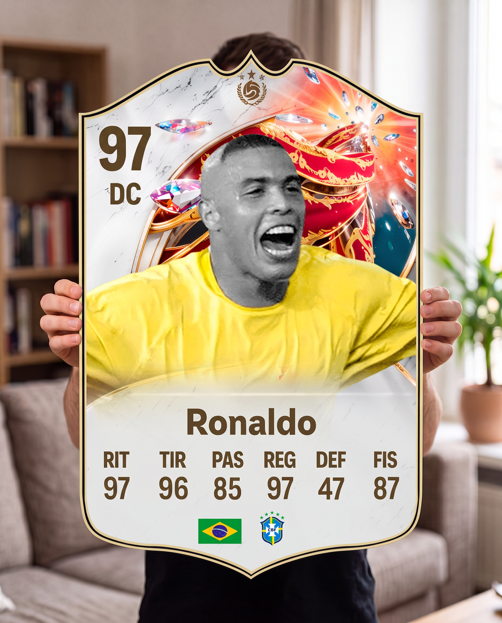Carta gigante de Ronaldo tamaño Grande — Regalos de Fútbol