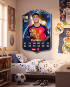 Carta de Cubarsí colgada en la pared de la pieza — Regalos de Fútbol