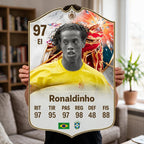 Diseño 2 — carta gigante de Ronaldinho — Regalos de Fútbol
