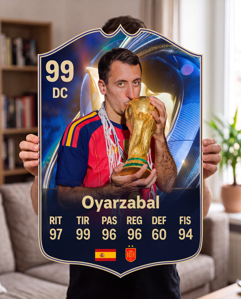 Carta gigante de Oyarzabal tamaño Grande — Regalos de Fútbol