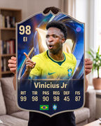 Carta gigante de Vinicius Jr tamaño Grande — Regalos de Fútbol