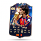 Diseño 2 — carta 3D de Ferran Torres en foamex — Regalos de Fútbol