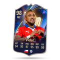 Carta coleccionable 3D de Arturo Vidal en foamex 5 mm — Regalos de Fútbol