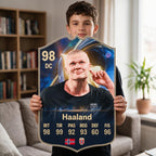 Diseño 1 — carta gigante de Haaland — Regalos de Fútbol