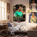 Diseño 2 — carta de Claudio Bravo en la pared — Regalos de Fútbol