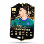 Diseño 2 — carta 3D de Dibu Martínez en foamex — Regalos de Fútbol
