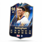 Diseño 3 — carta 3D de Bellingham en foamex — Regalos de Fútbol