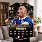 Diseño 2 — carta gigante de Mbappé — Regalos de Fútbol