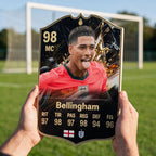 Diseño 6 — carta de Bellingham en la cancha — Regalos de Fútbol