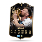 Diseño 2 — carta 3D de Messi en foamex — Regalos de Fútbol