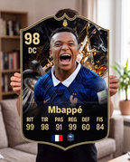 Diseño 8 — carta gigante de Mbappé — Regalos de Fútbol