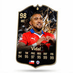Diseño 1 — carta 3D de Vidal en foamex — Regalos de Fútbol