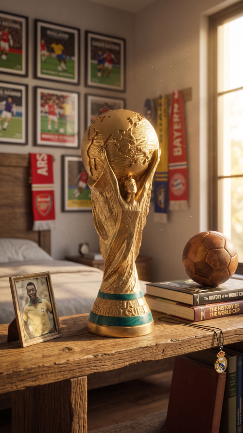 Réplica Copa del Mundo en repisa — Regalos de Fútbol
