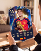 Carta de Cubarsí en las manos — foamex 5 mm — Regalos de Fútbol