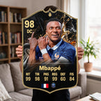 Diseño 1 — carta gigante de Mbappé — Regalos de Fútbol