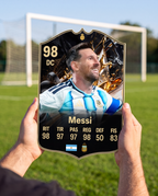 Diseño 4 — carta de Messi en la cancha — Regalos de Fútbol