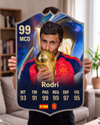 Diseño 2 — carta gigante de Rodri — Regalos de Fútbol